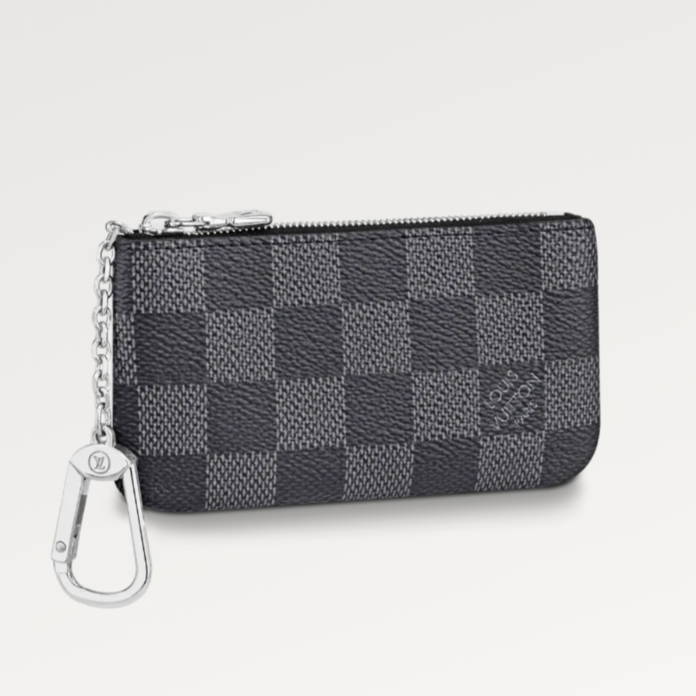 Louis Vuitton Key Pouch Damier Graphite
